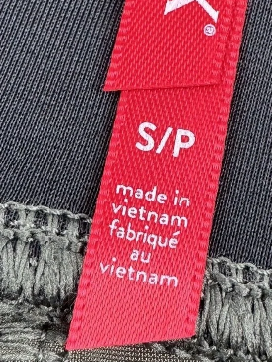 EUC SPANX Matte Green Faux Leather  Camo Leggings Power Waistband - Size Small - Picture 3 of 16